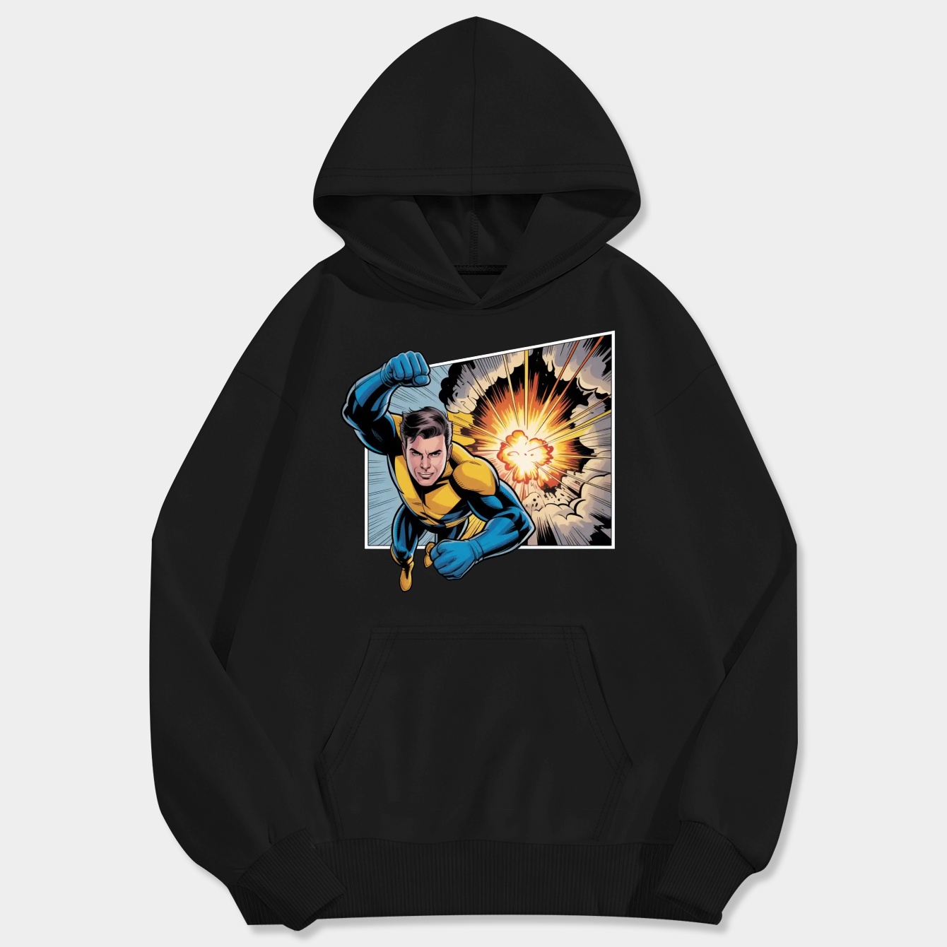 Invincible Poster Men's Big & Tall Hoodie