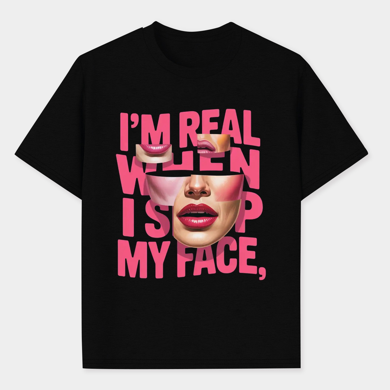 FACE SHOPPING Men's Performance Athletic T-Shirt