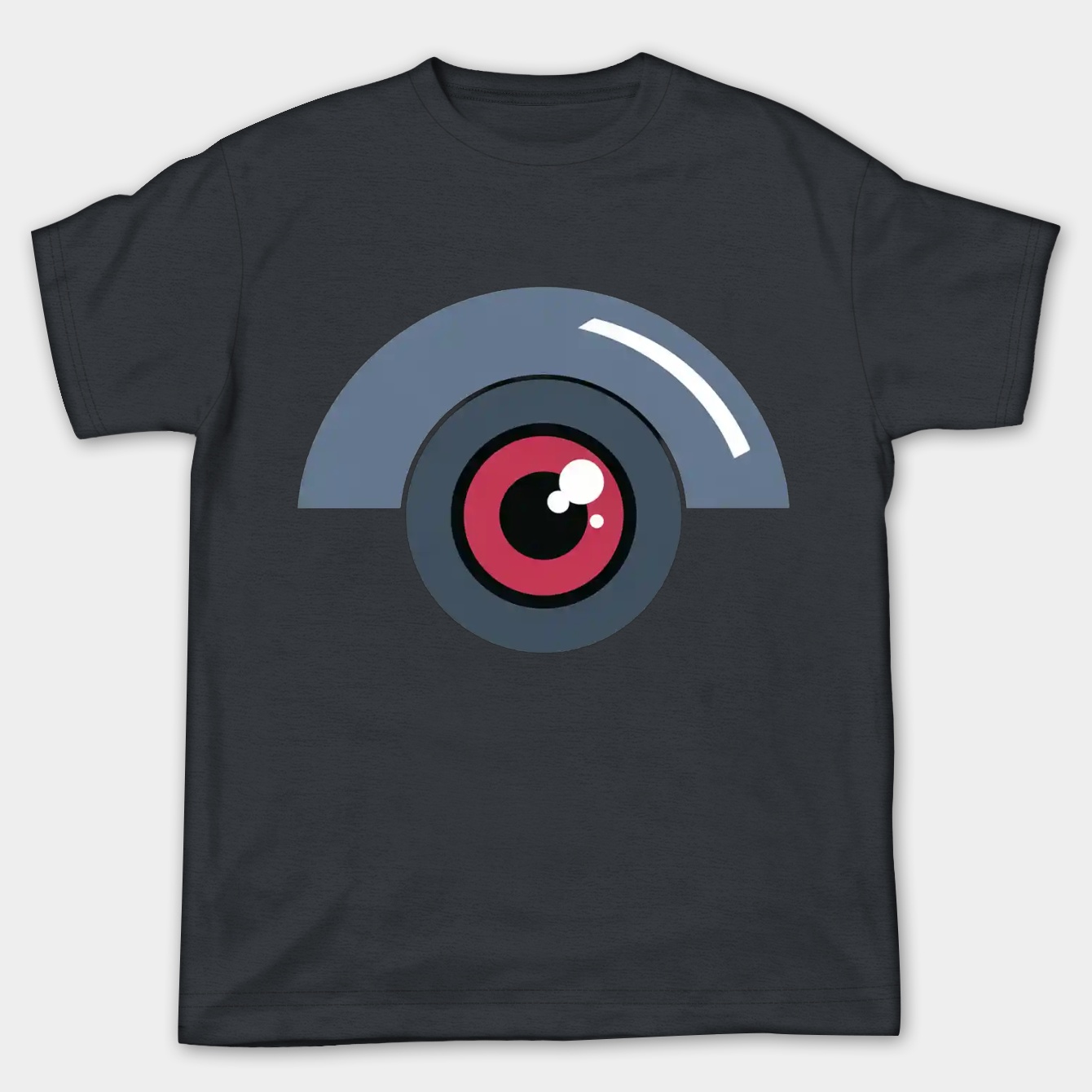 CYBORG Robotic Eye Design Women's Plus Size T-shirt