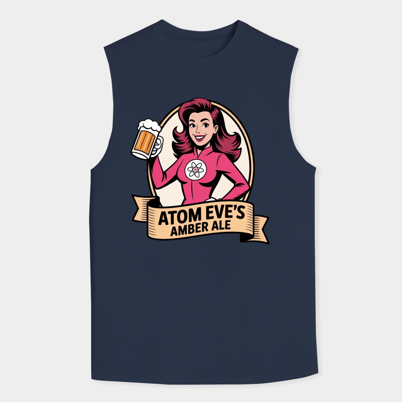Atom Eve's Amber Ale Men's Big & Tall Tank Top