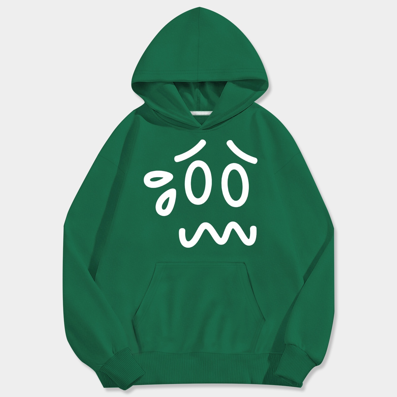 Concerned Face Men's Big & Tall Hoodie