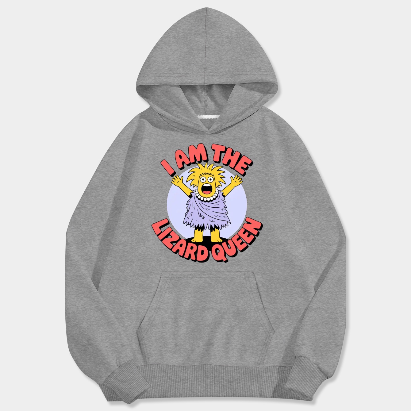 Lizard Queen Men's Big & Tall Hoodie