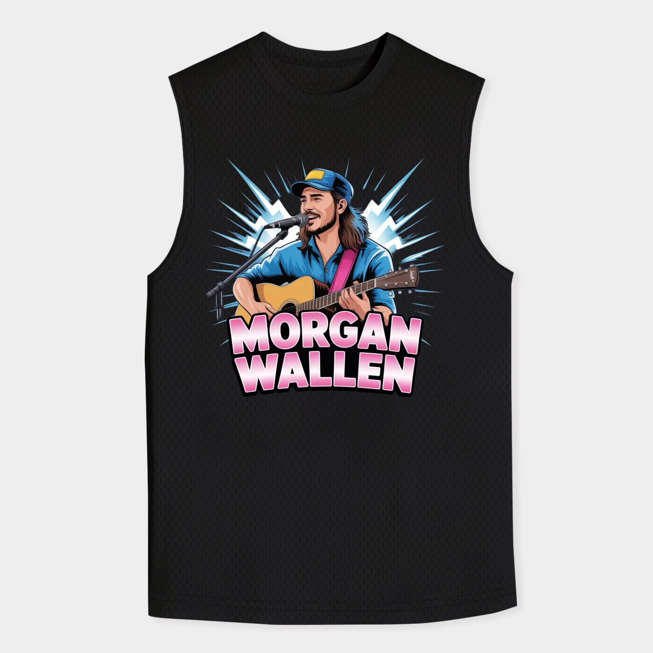 Morgan Wallen Lightning Performance Men's Tank Top