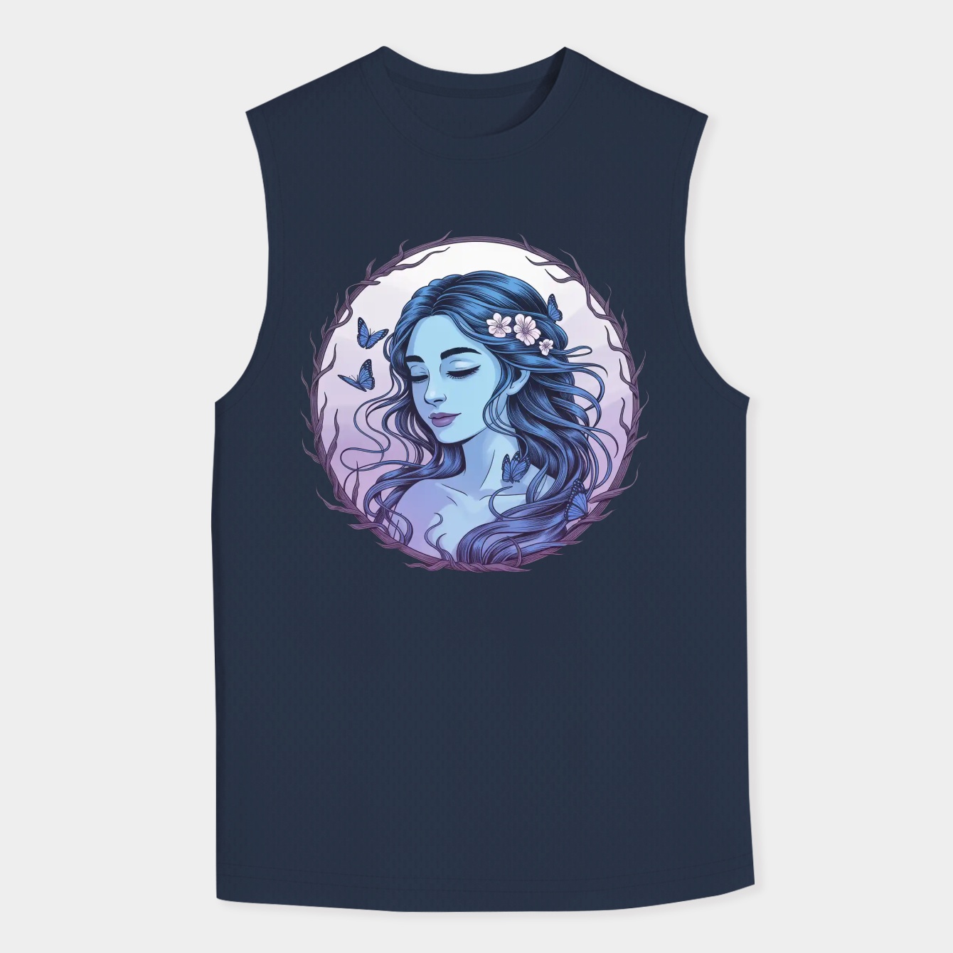 Corpse Bride Emily Men's Big & Tall Tank Top