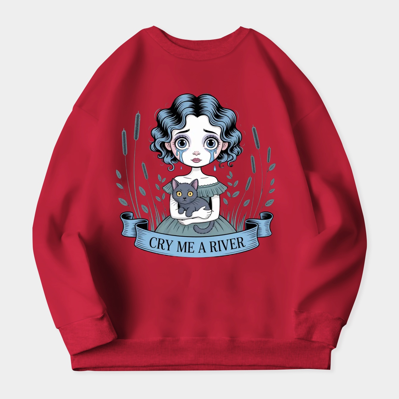 Cry Me a River Women's Crewneck Sweatshirt