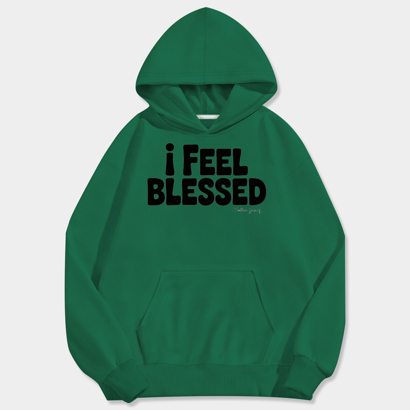 I feel blessed Men's Big & Tall Hoodie