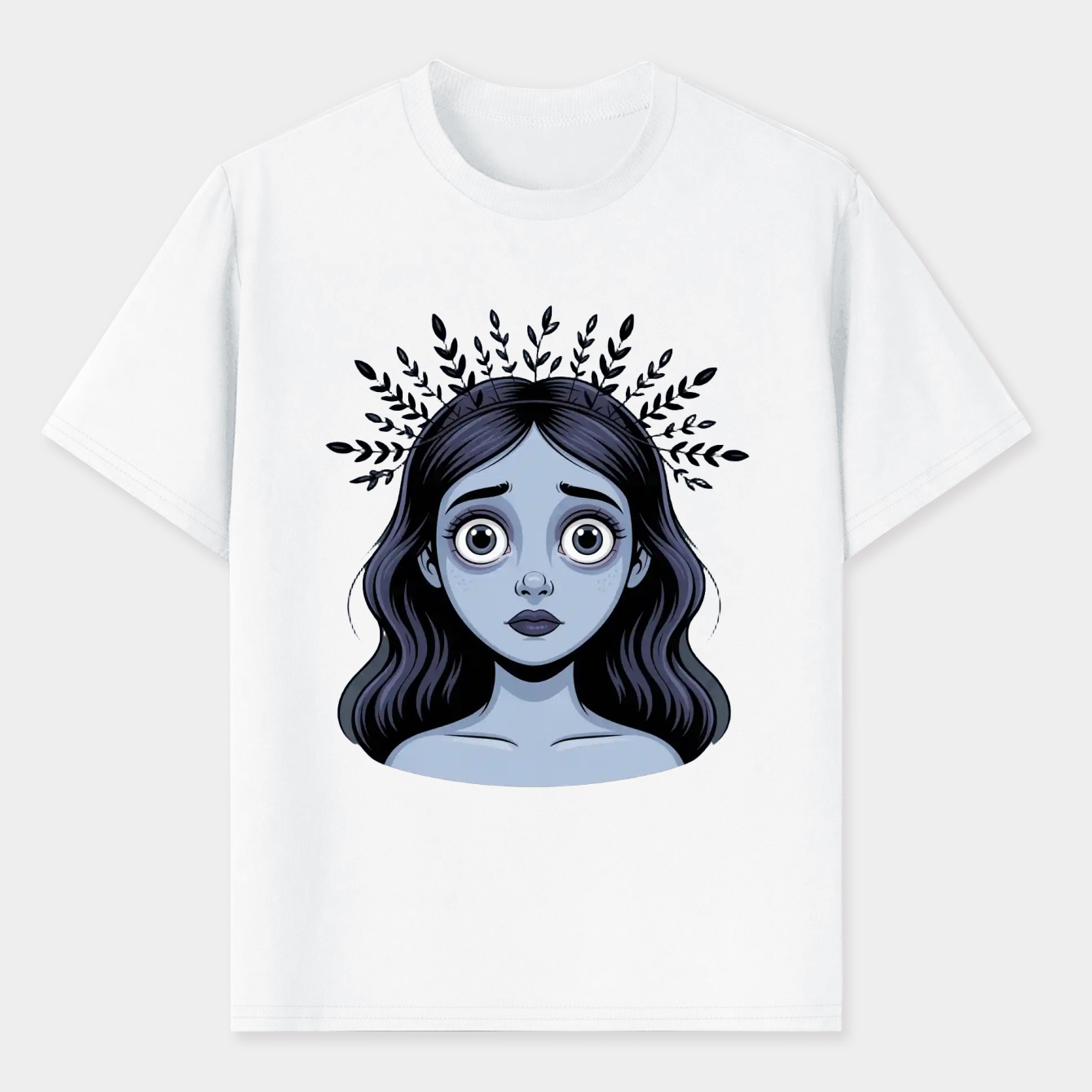 Poor Bride in Blue Men's T-Shirt