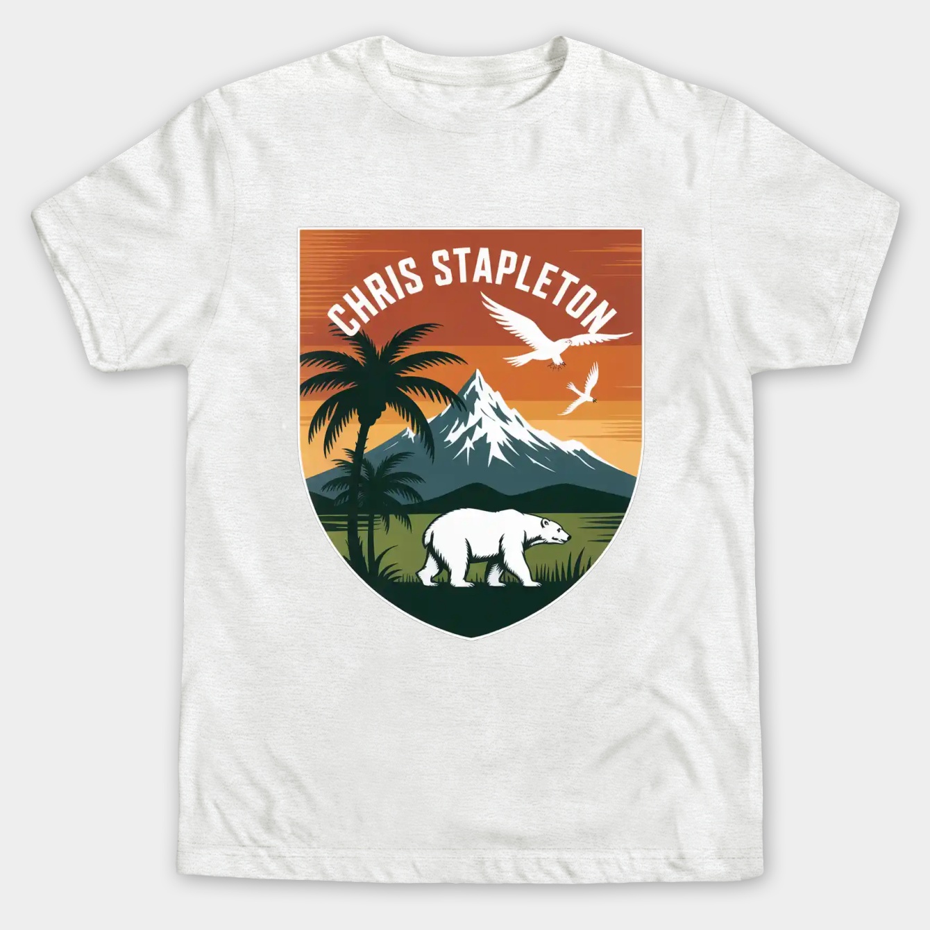 chris stapleton island Men's Big & Tall T-shirt