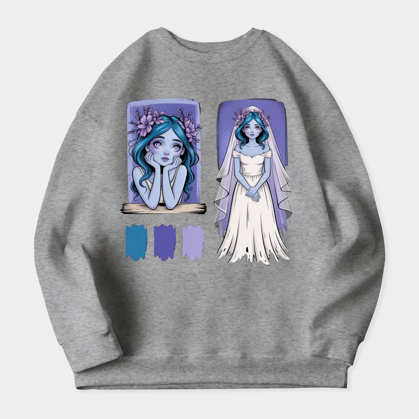 Corpse Bride Emily Women's Crewneck Sweatshirt