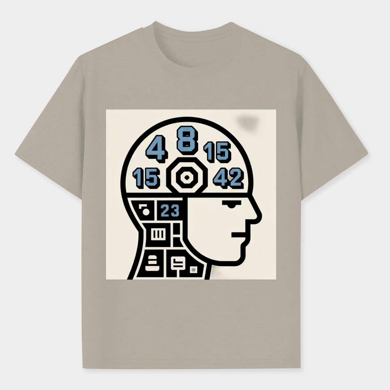 Push The Button Men's Performance Athletic T-Shirt