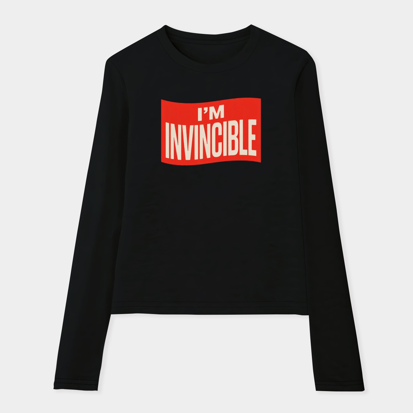 I'm Invincible Women's Soft Long Sleeve T-Shirt