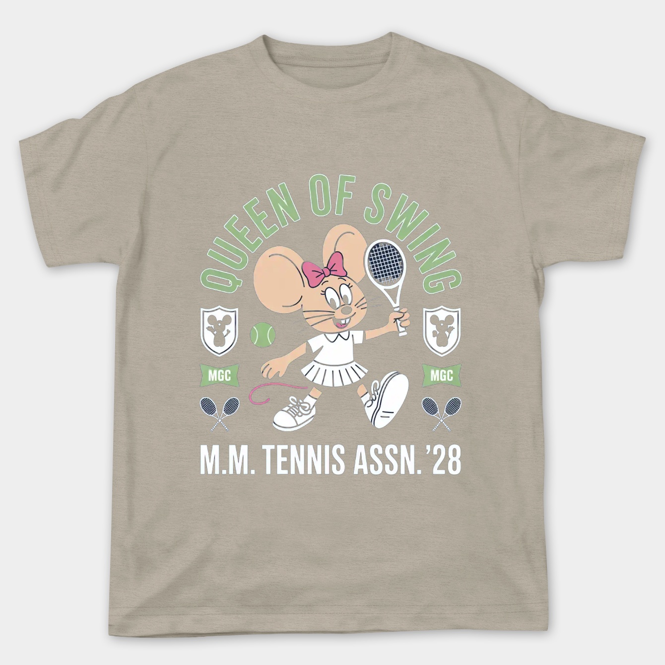 Minnie Mouse Tennis Queen Of Swing Girls Tie-Dye Crop