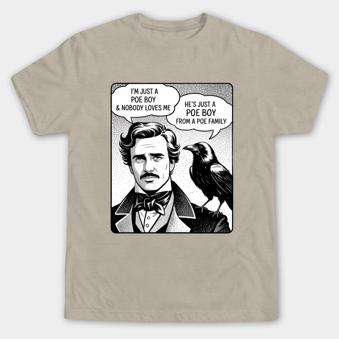Just a Poe Boy Men's Big & Tall T-shirt