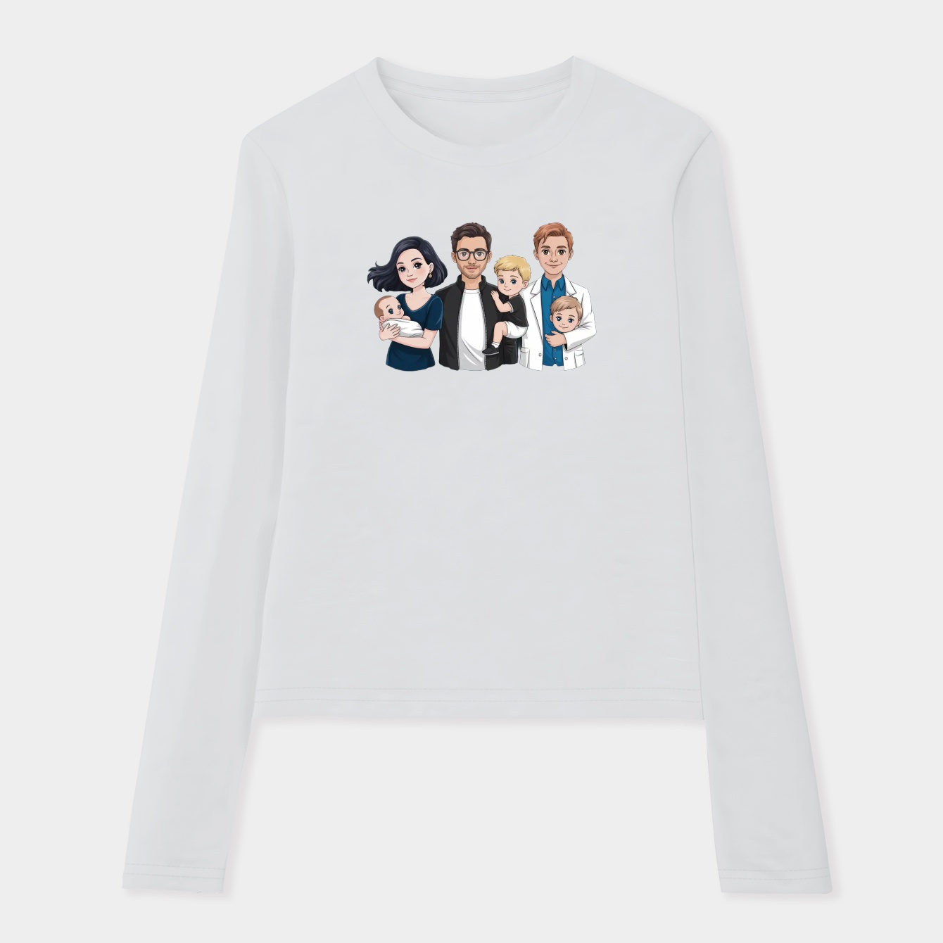 Heart, Brain, Backbone Women's Soft Long Sleeve T-Shirt