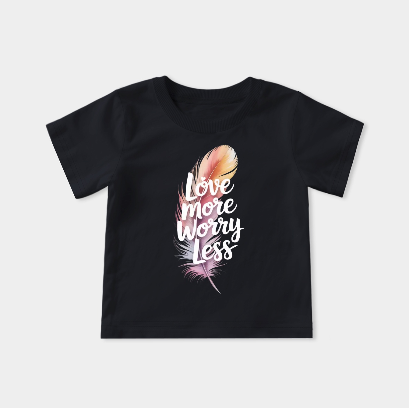 Love More Worry Less Youth Classic T-Shirt