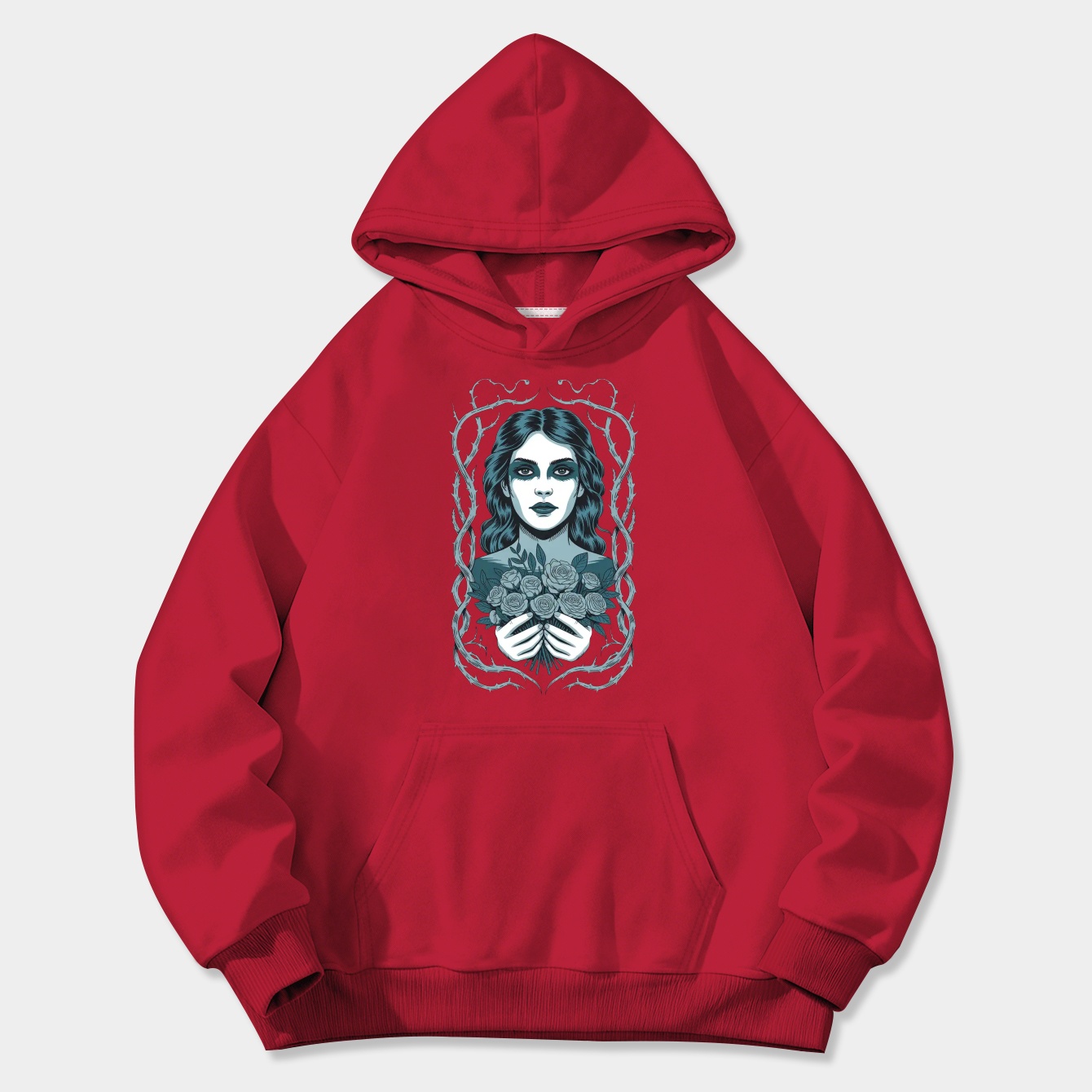 Corpse Bride Gothic Portrait Women's Plus Size Hoodie