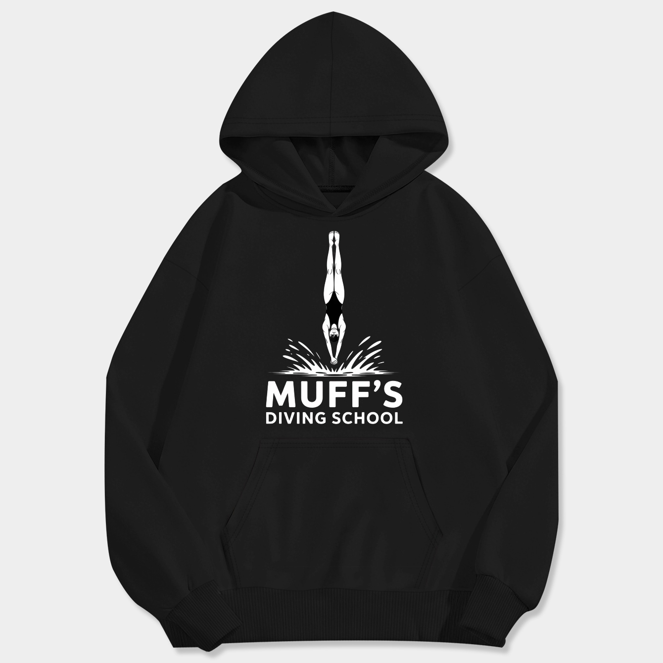 Muff's Diving School Men's Big & Tall Hoodie