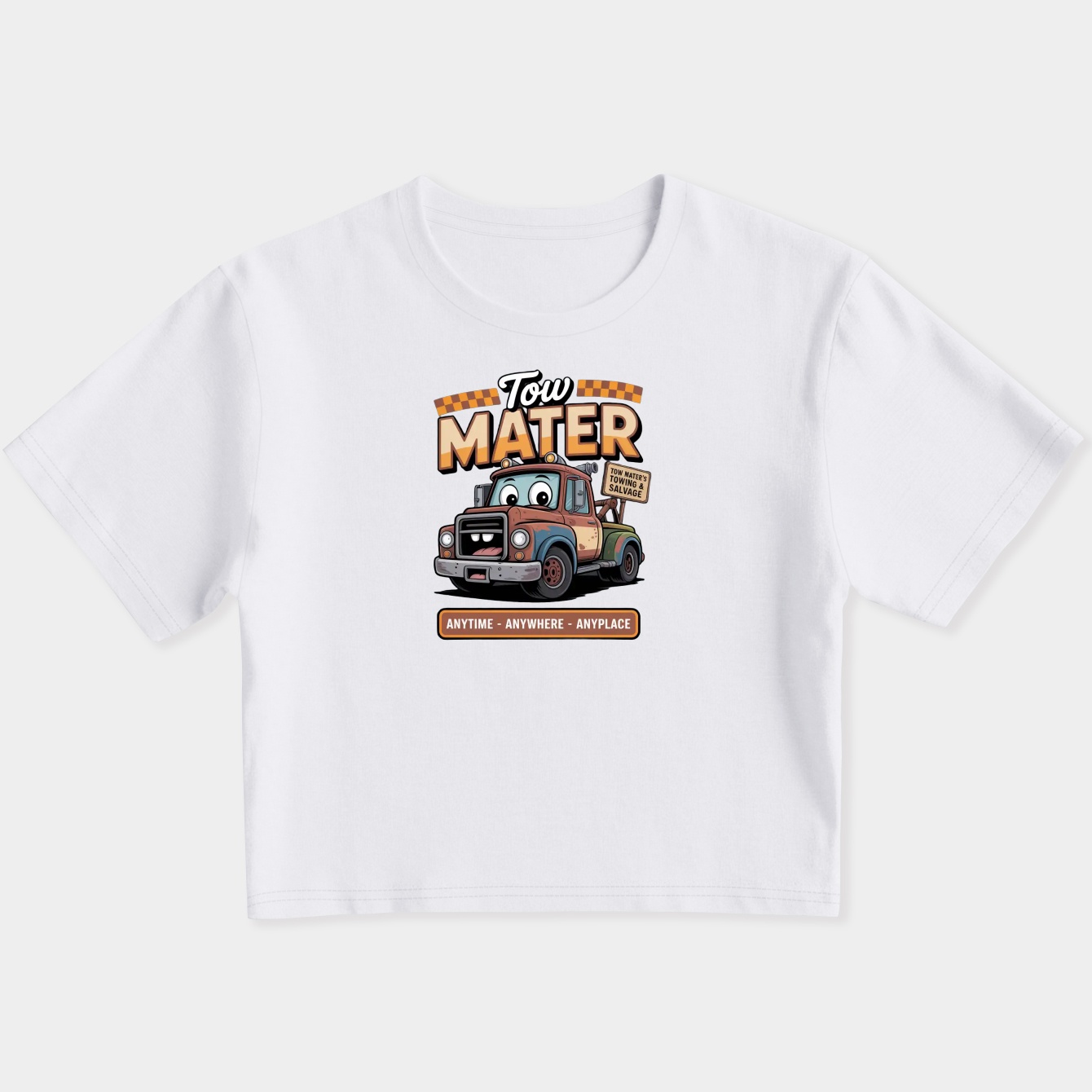 Tow Mater Women's Slim Fit Baby Tee
