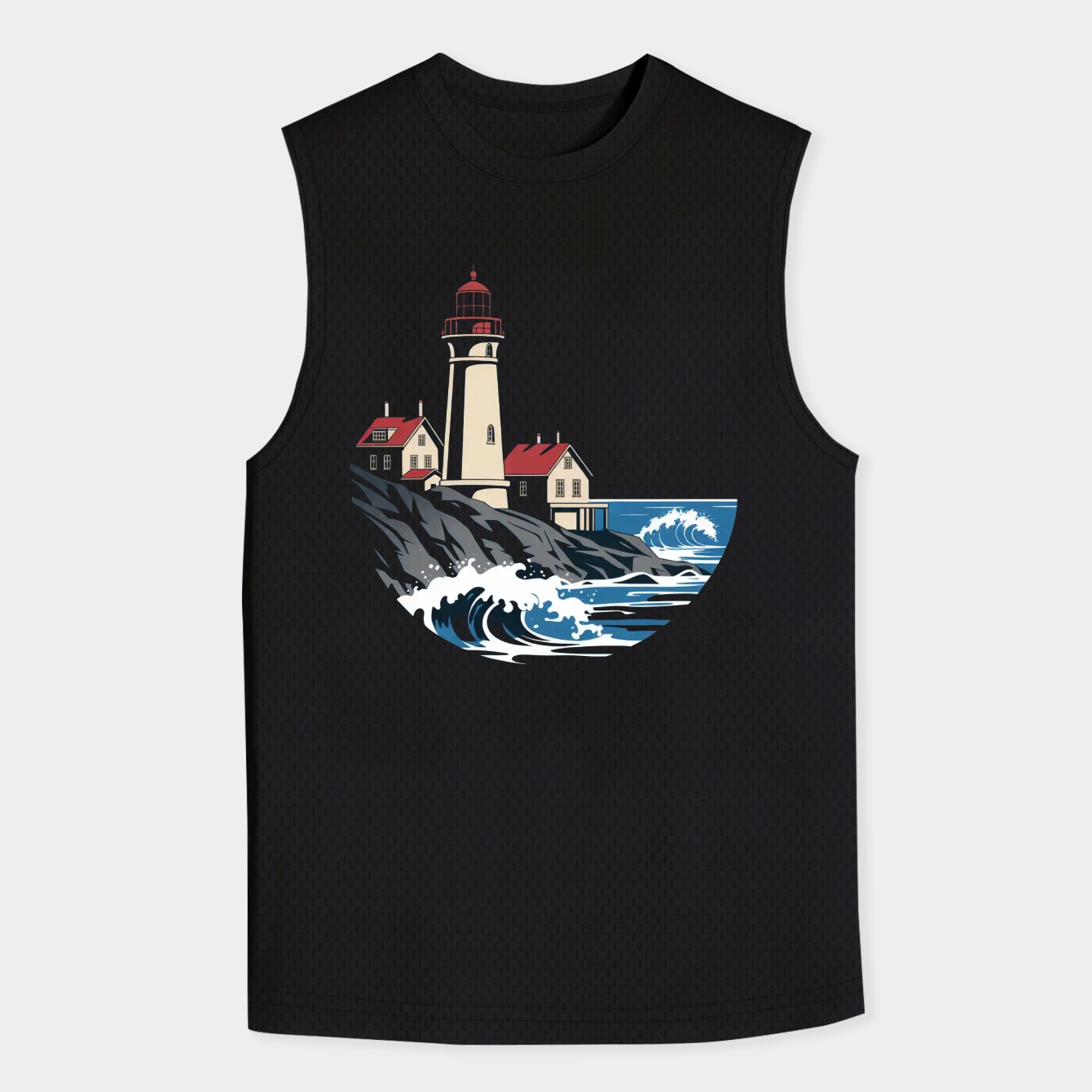 Coastal Lighthouse Scene