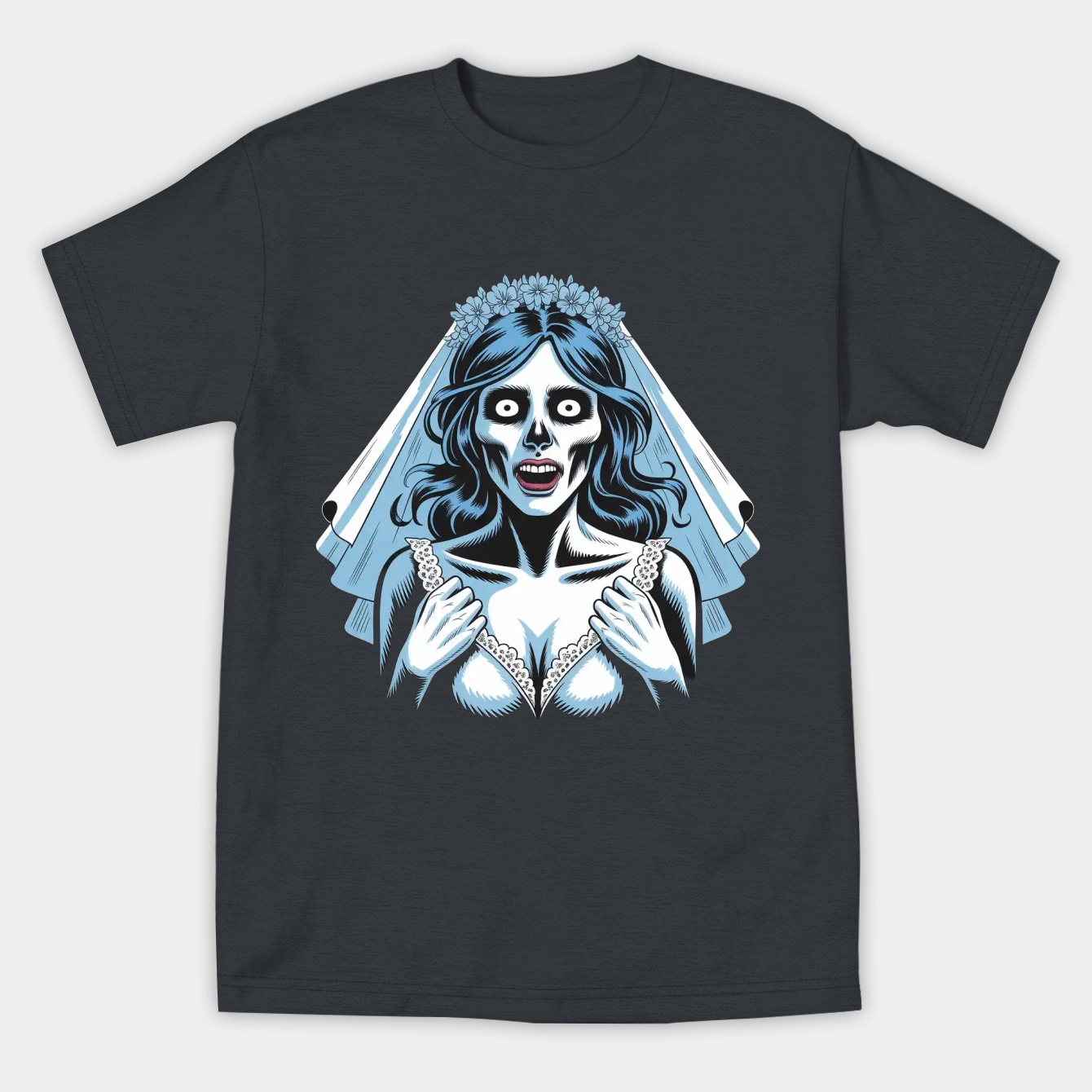 Corpse Bride- Halloween Women's Athletic Performance T-Shirt