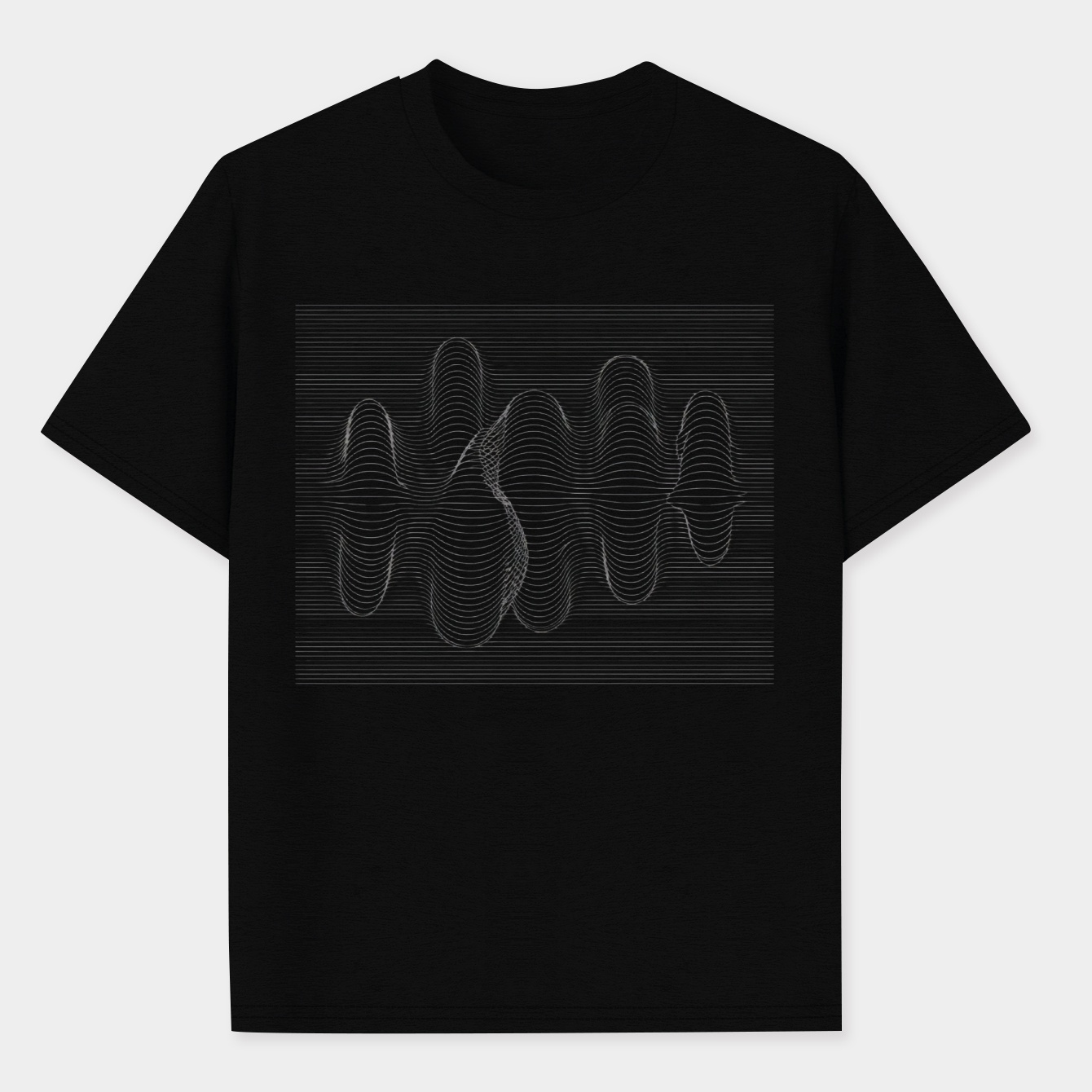 Unknown Pleasures black Men's Performance Athletic T-Shirt