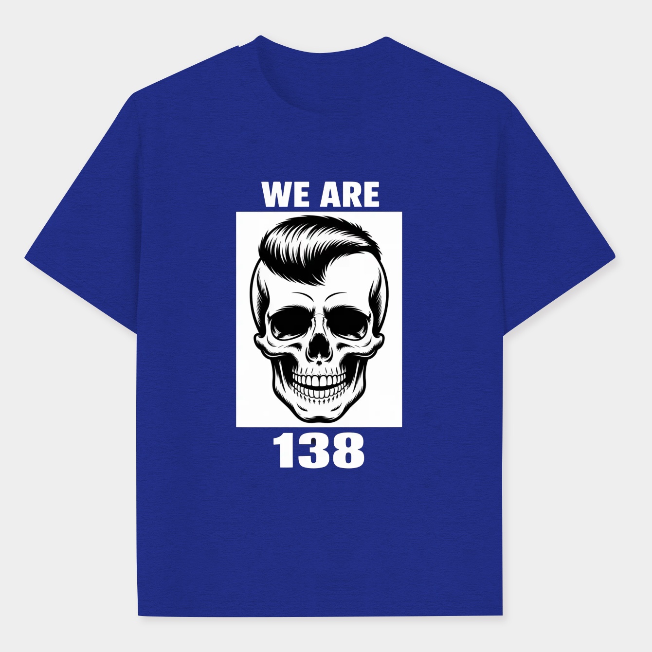 We are 138 skull with devil lock Men's Performance Athletic T-Shirt