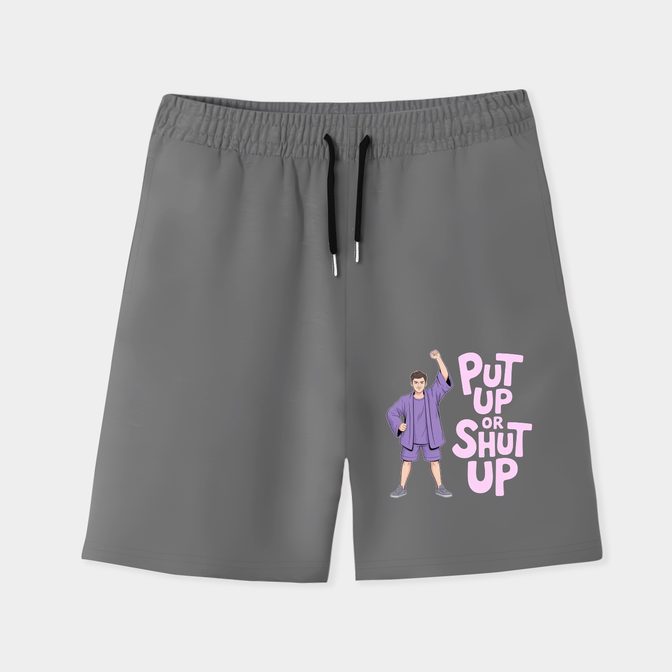 Put up or shut up - frank gallagher Men's Quick-Dry Athletic Shorts