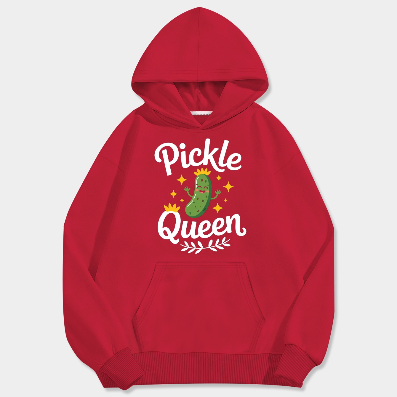 Pickle Queen Men's Big & Tall Hoodie