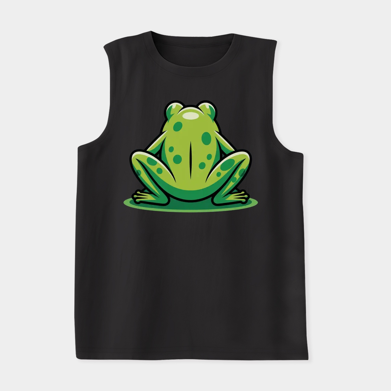 Cute Frog Butt Design Women's Soft Tank Top