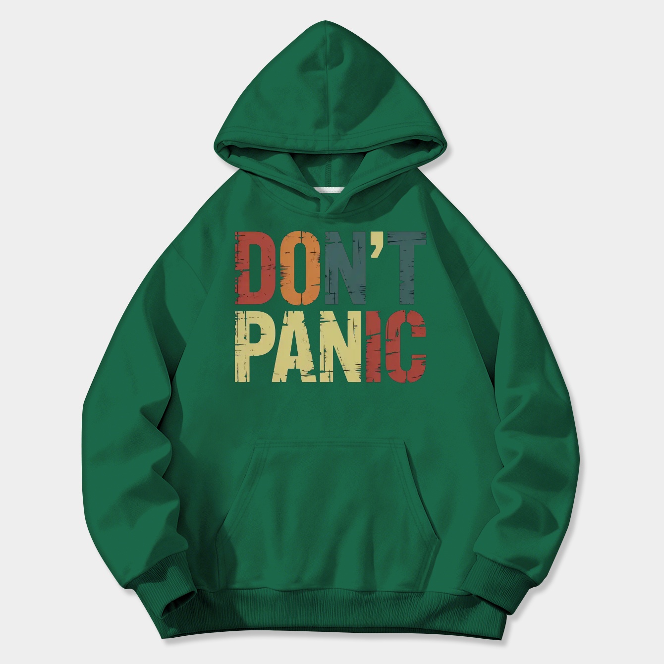 Vintage Don't Panic Women's Plus Size Hoodie