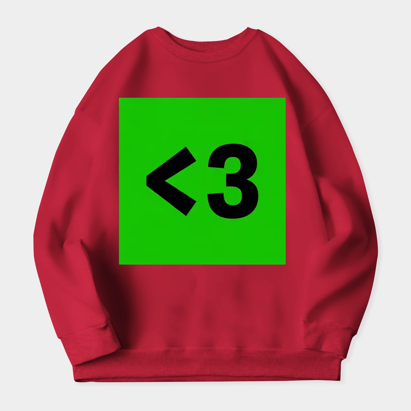 brat heart <3 Women's Plus Size Sweatshirt