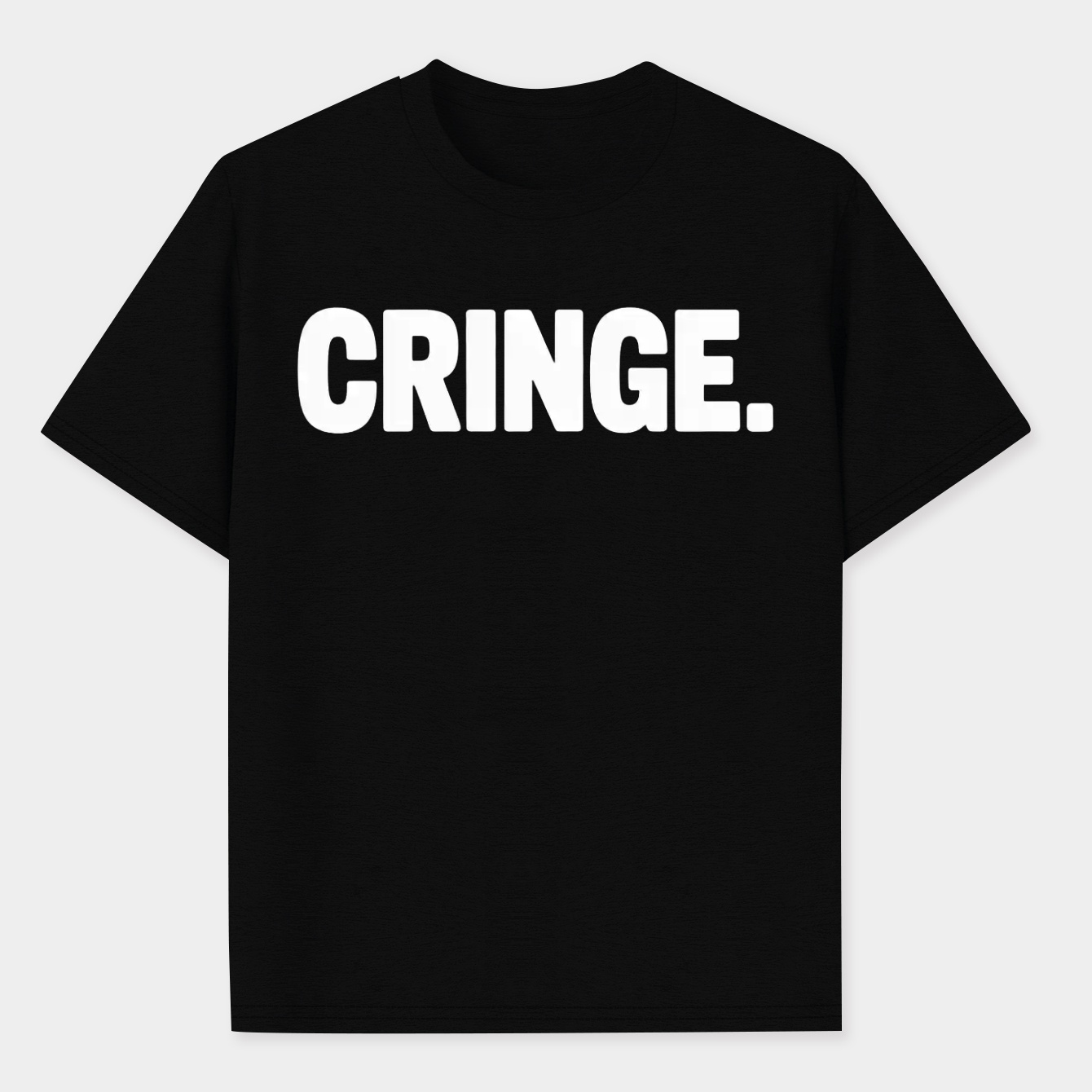 cringe minimalist bold text Men's Performance Athletic T-Shirt