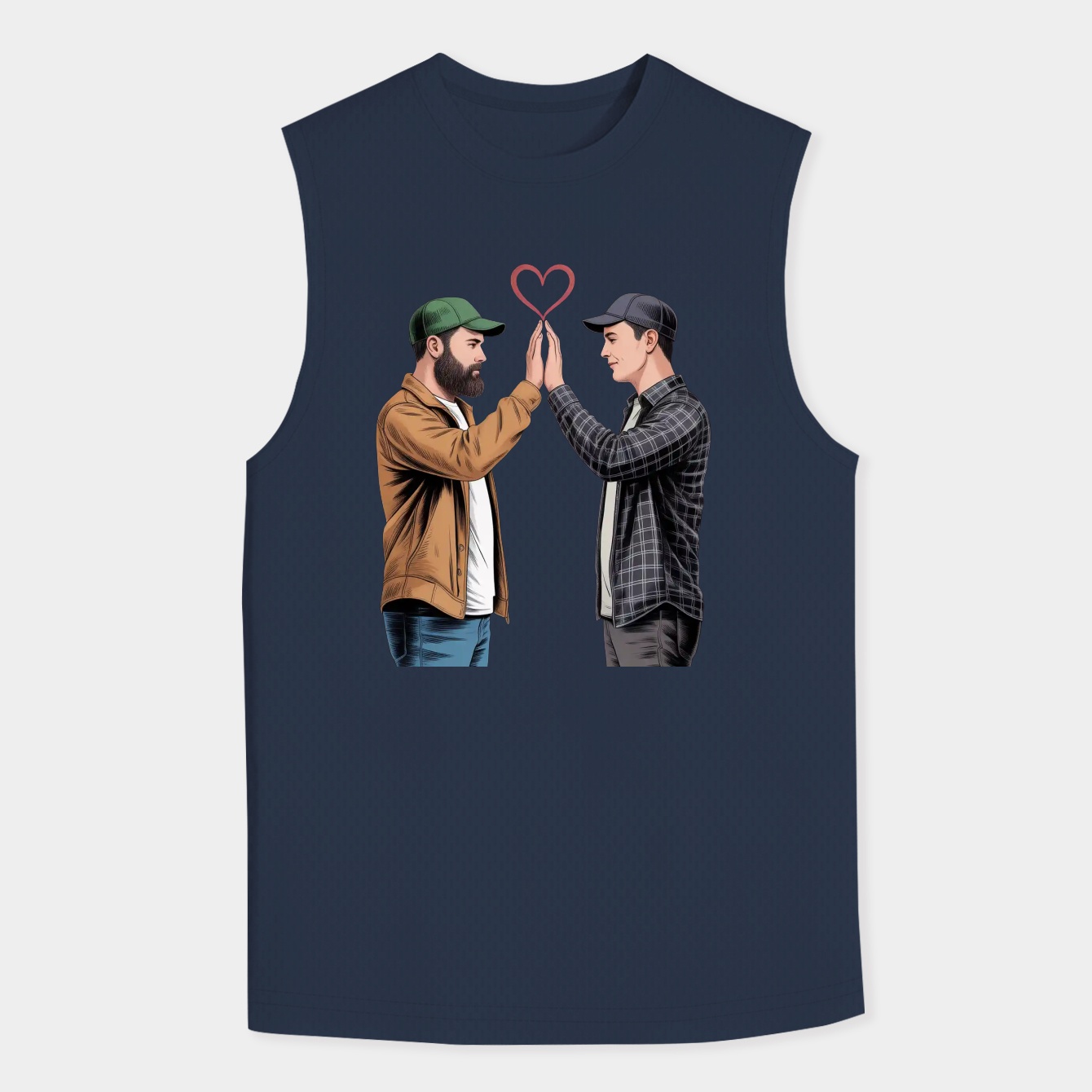 Posty and Morgan Men's Big & Tall Tank Top