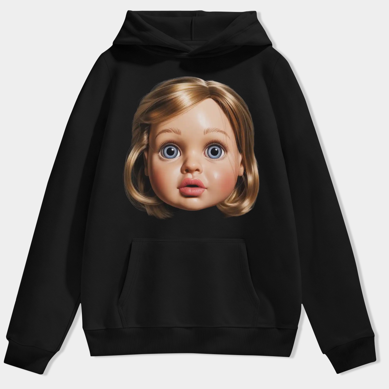 Disgusting Doll Face Men's Hoodie