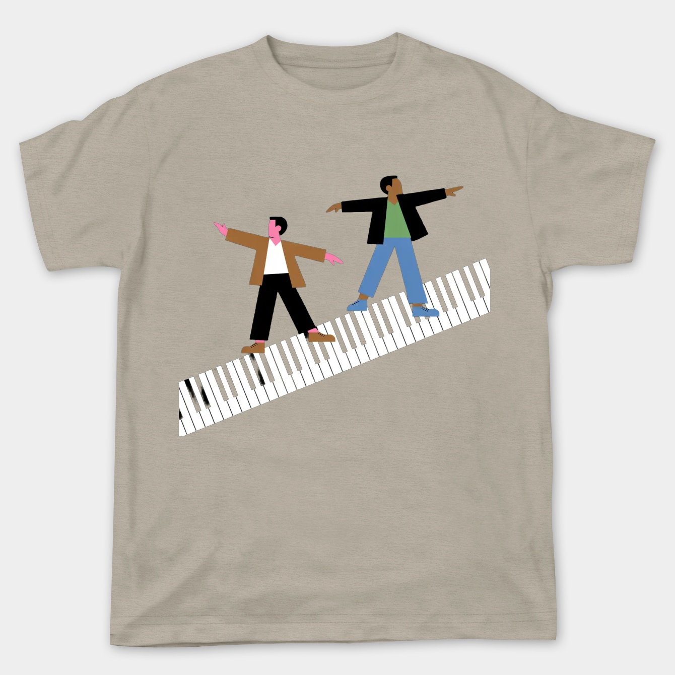 Big Piano Scene Women's Plus Size T-shirt