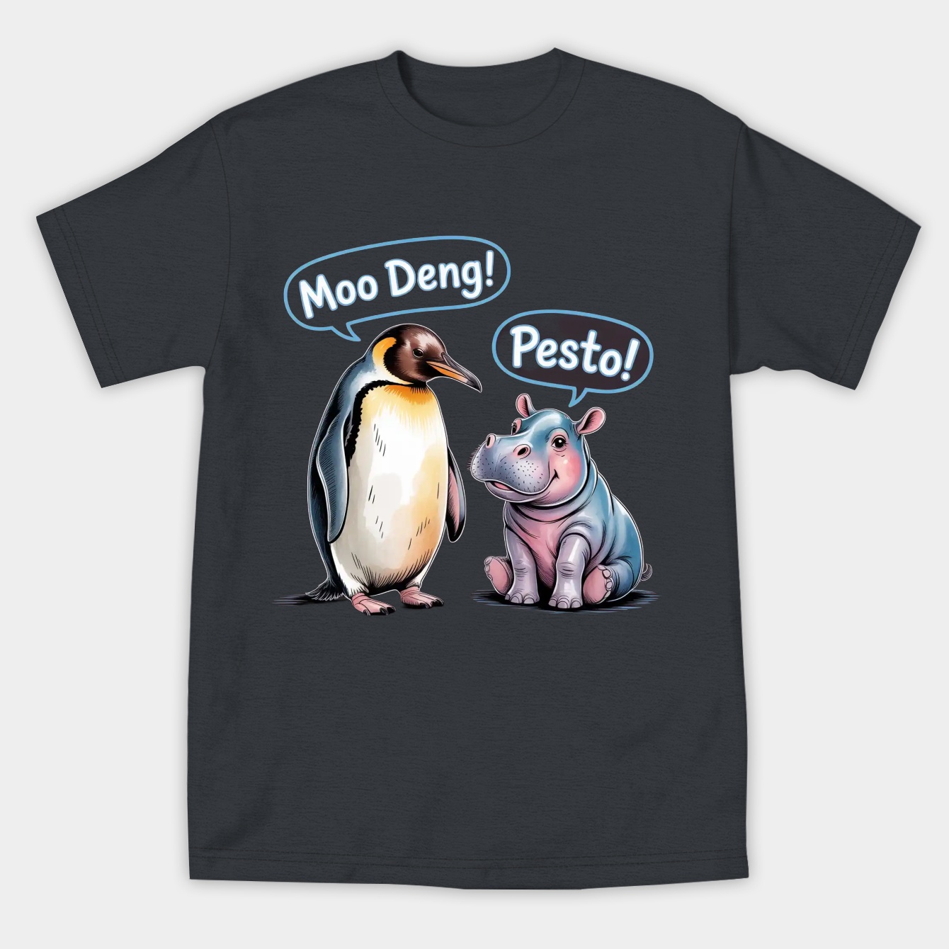 MOO-DENG Women's Athletic Performance T-Shirt