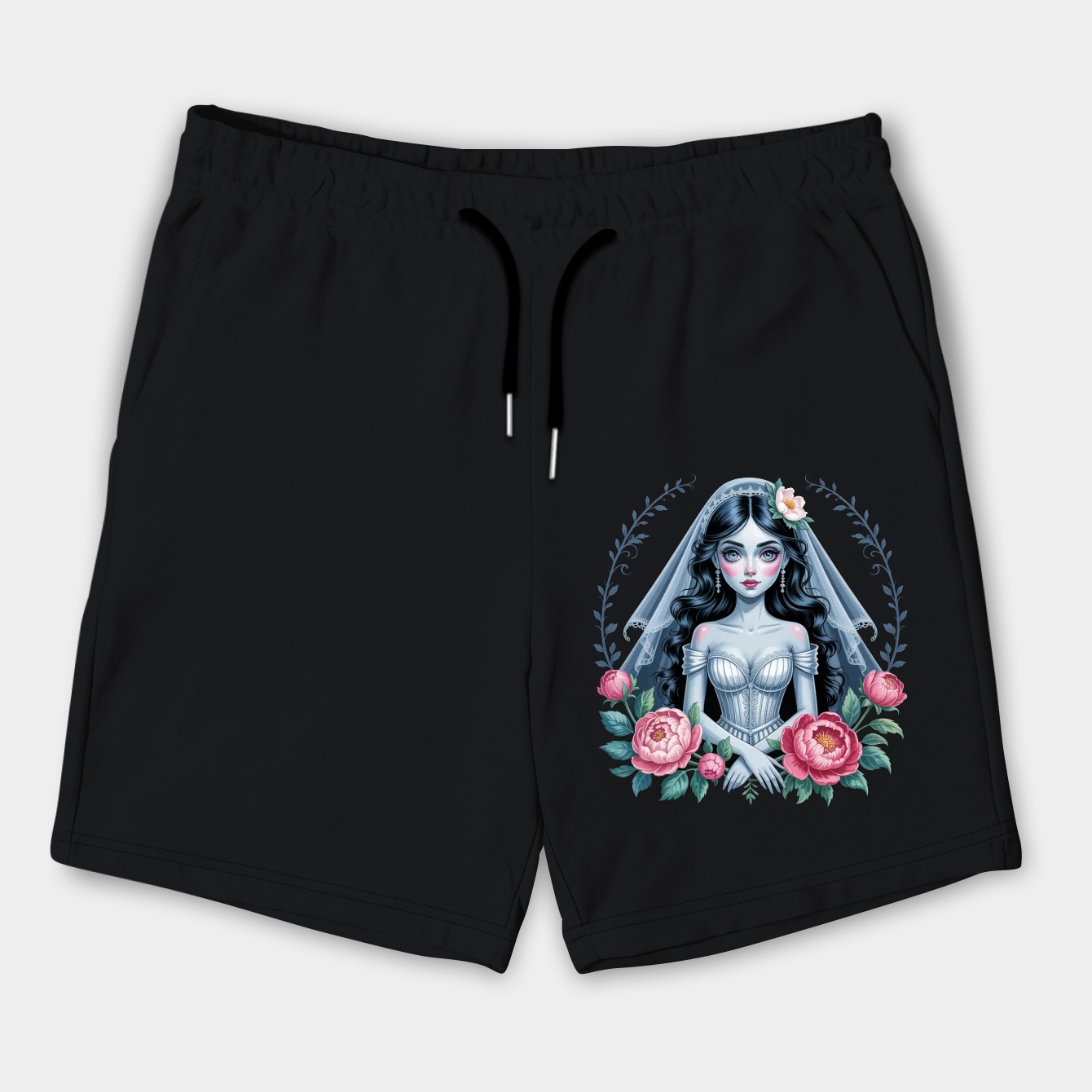 Corpse Bride Art Men's Shorts