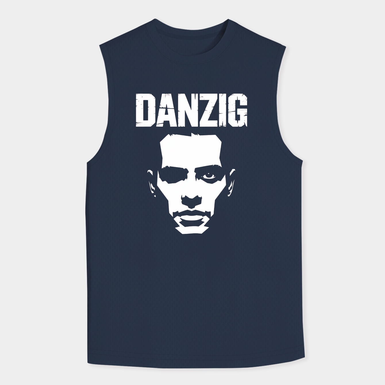 Danzig Monochrome Face Design Men's Tank Top