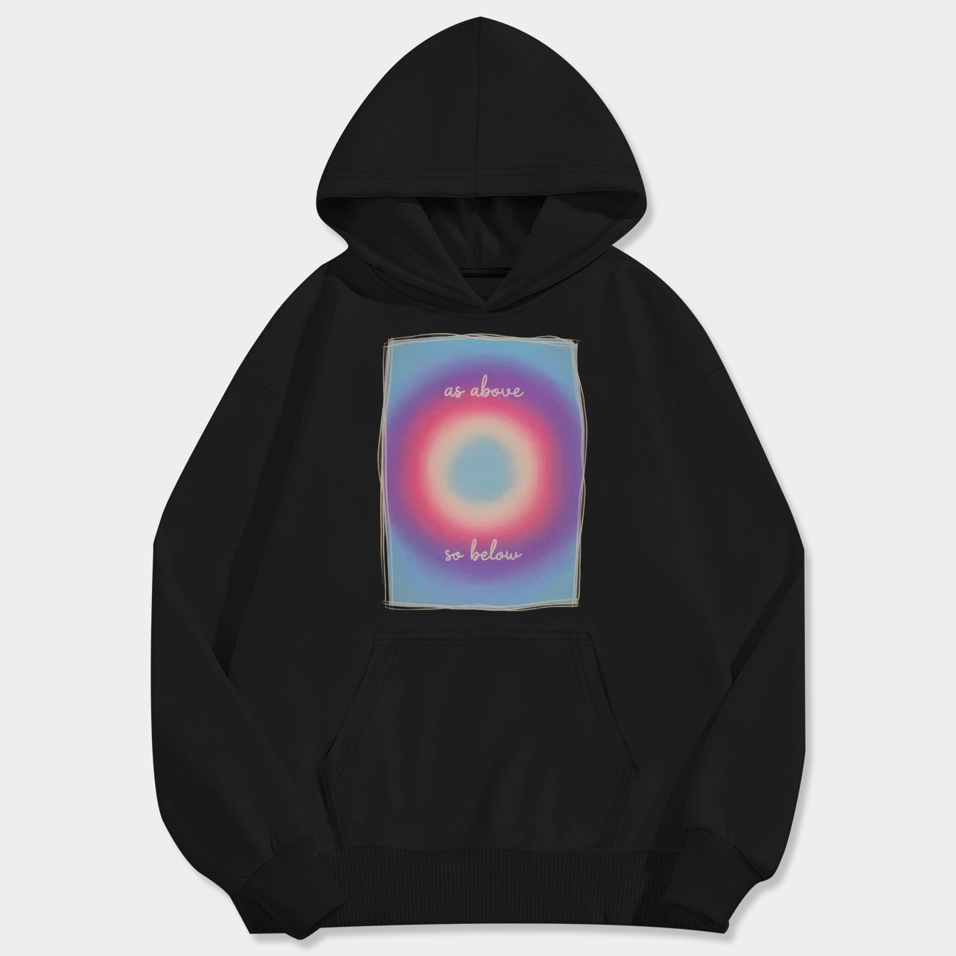 As above so below Men's Big & Tall Hoodie