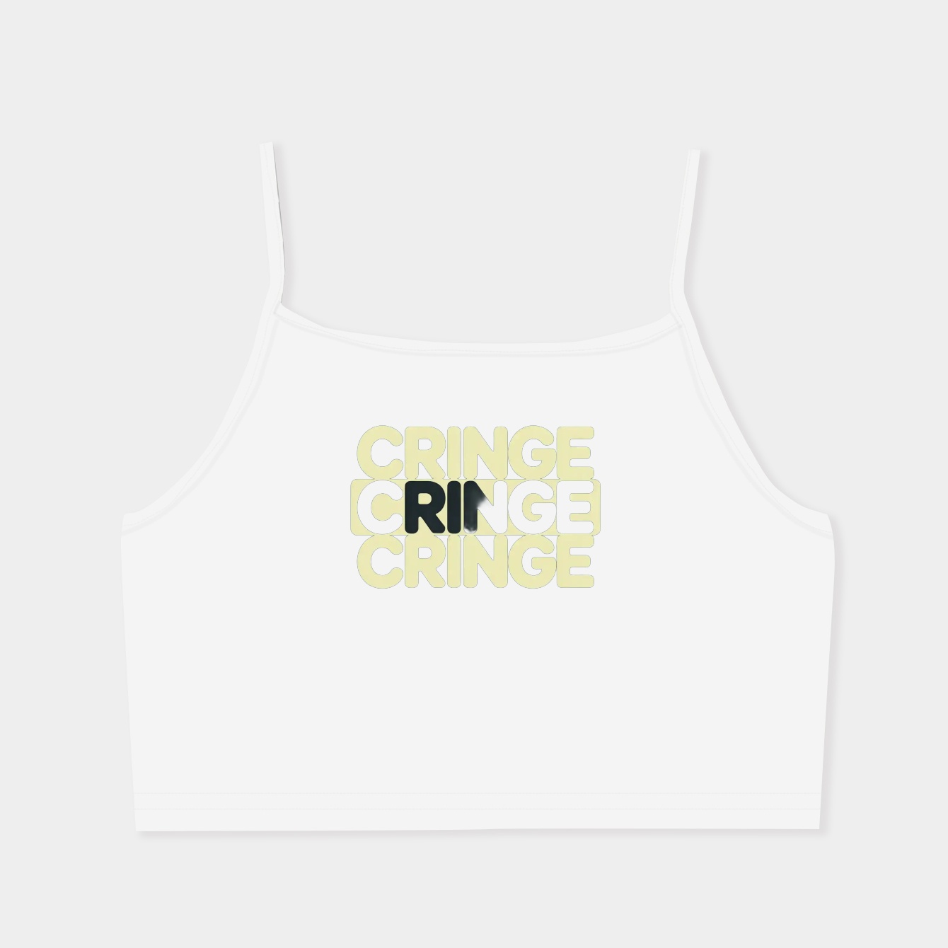 Cringe, That's Cringe Meme Women's  Spaghetti Strap Tank Top