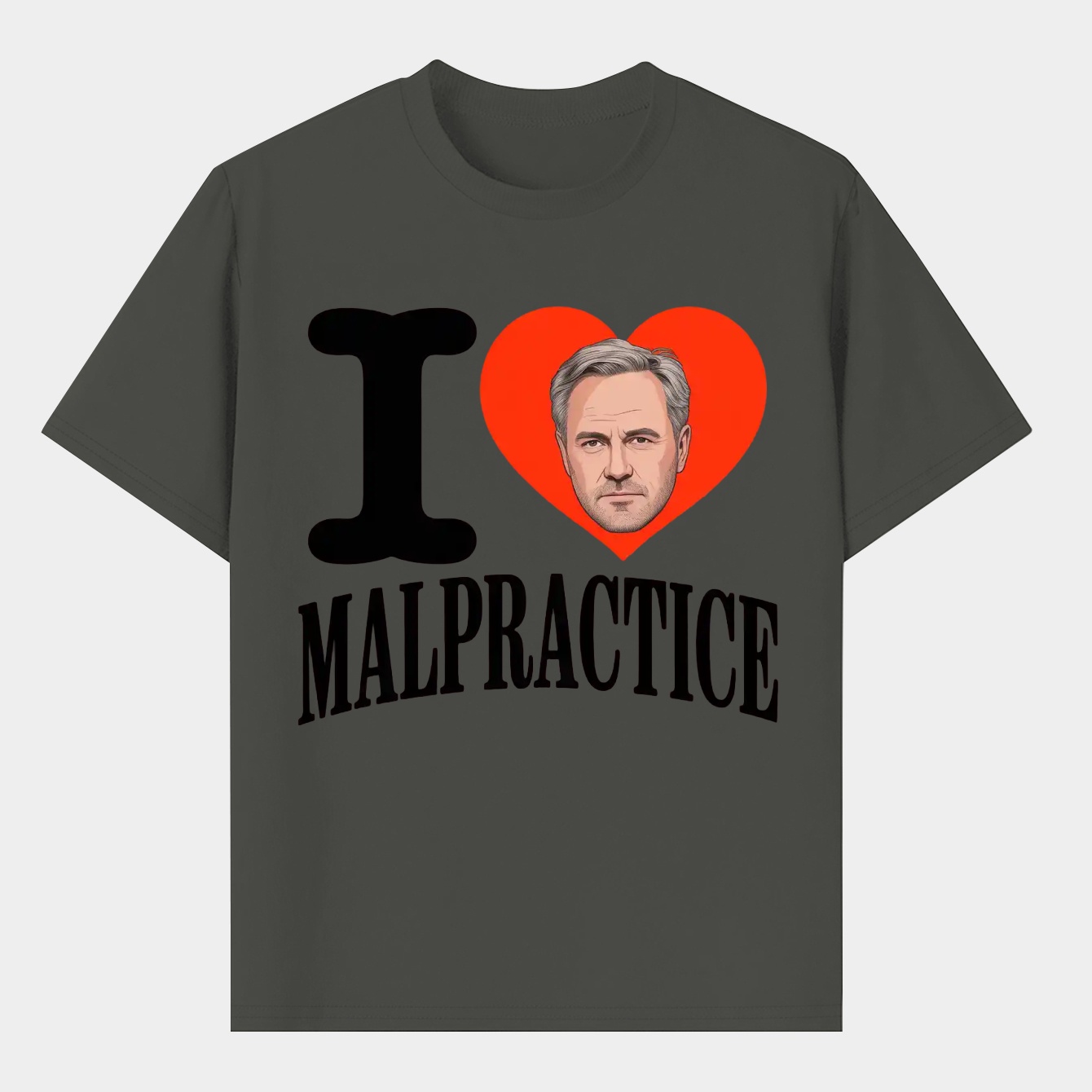 Dr House MD Show Malpractice Meme Funny Men's T-Shirt