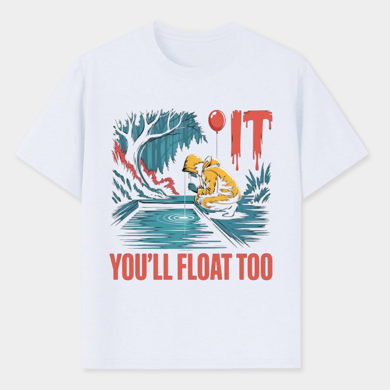 IT You'll Float Too Men's Performance Athletic T-Shirt