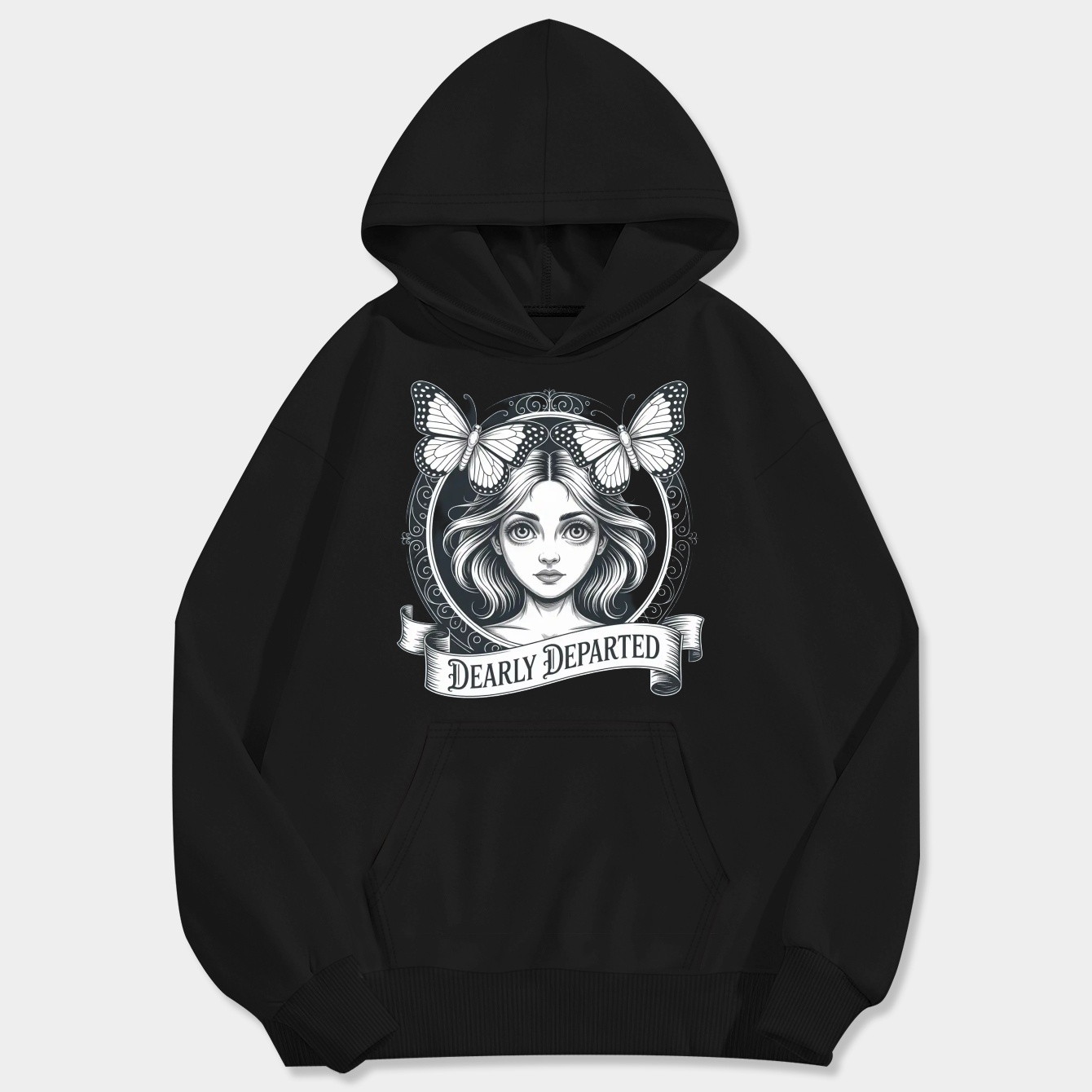 Corpse Bride Dearly Departed Men's Big & Tall Hoodie