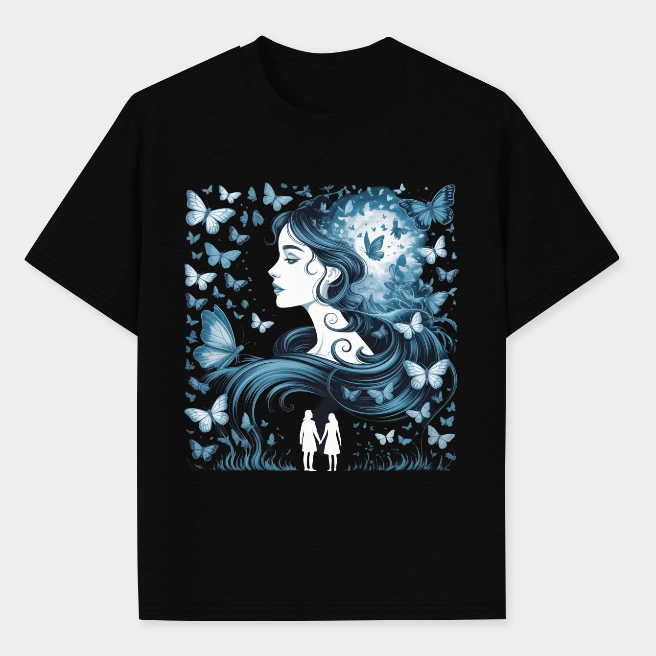 Butterfly Night Men's Performance Athletic T-Shirt