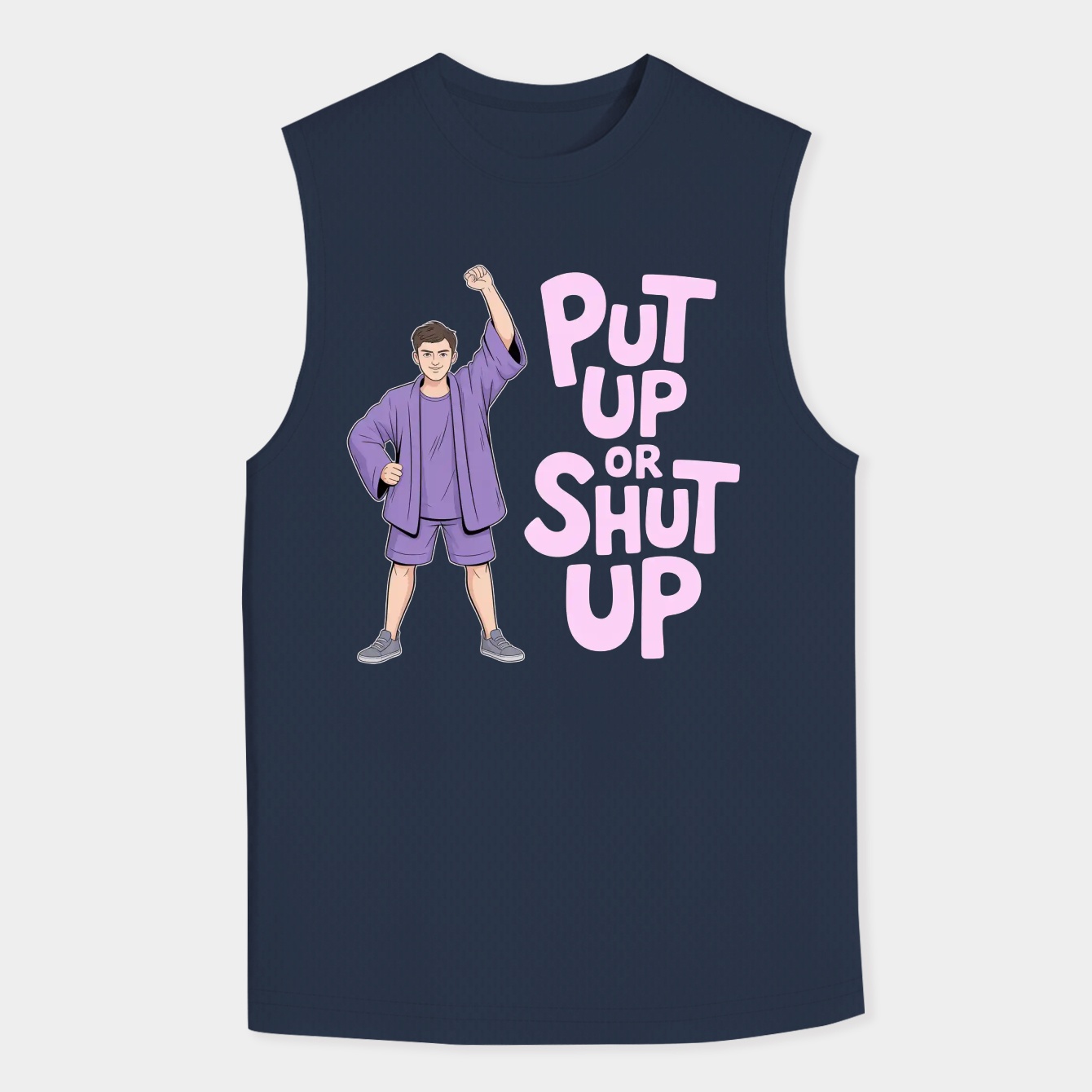 Put up or shut up - frank gallagher Men's Big & Tall Tank Top