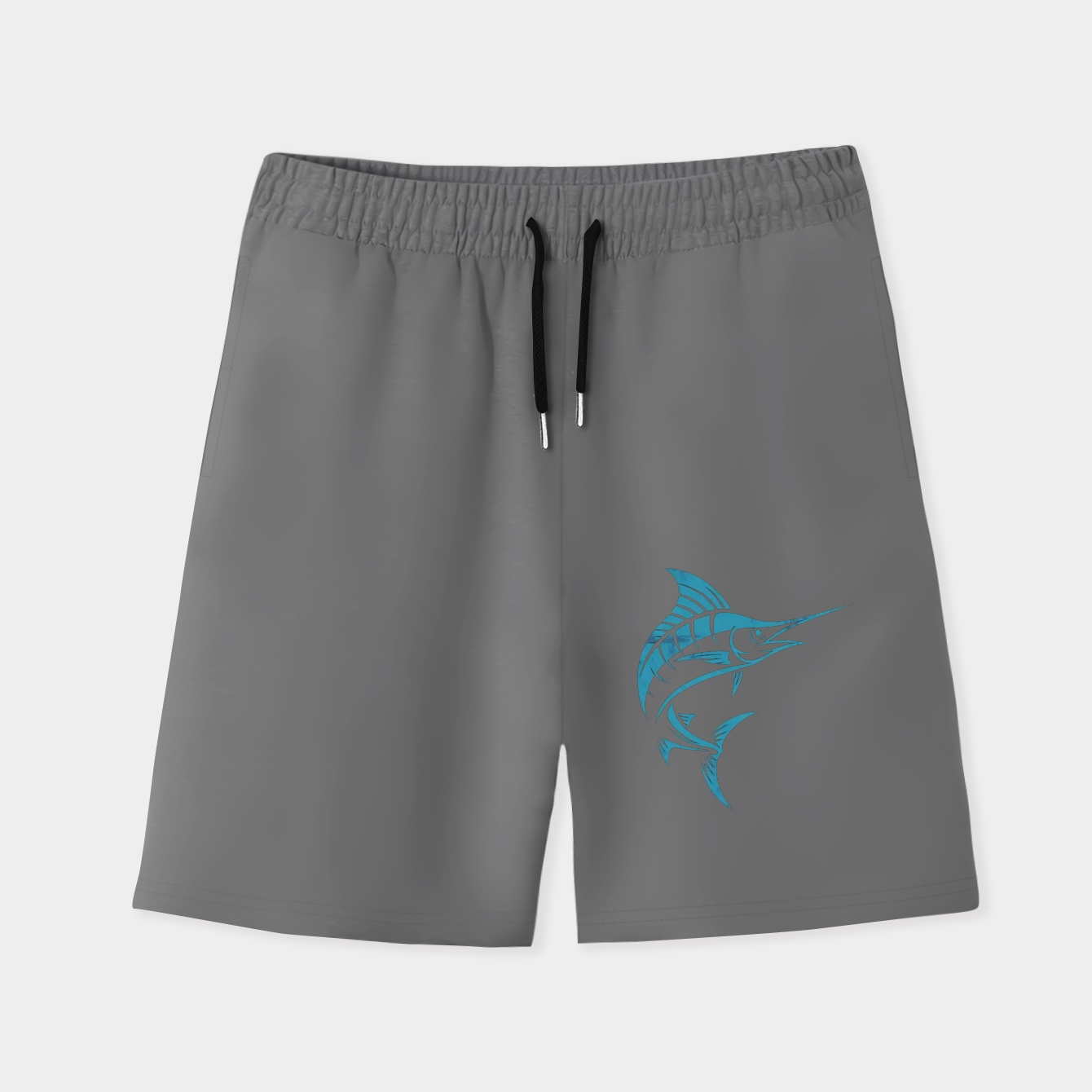 Marlin Wave Men's Quick-Dry Athletic Shorts