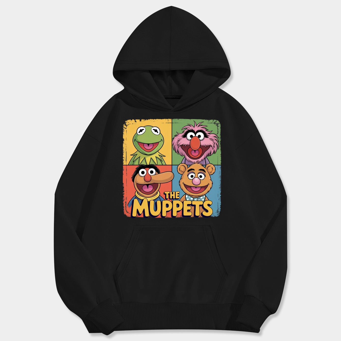 The Muppets Muppet Square Men's Big & Tall Hoodie