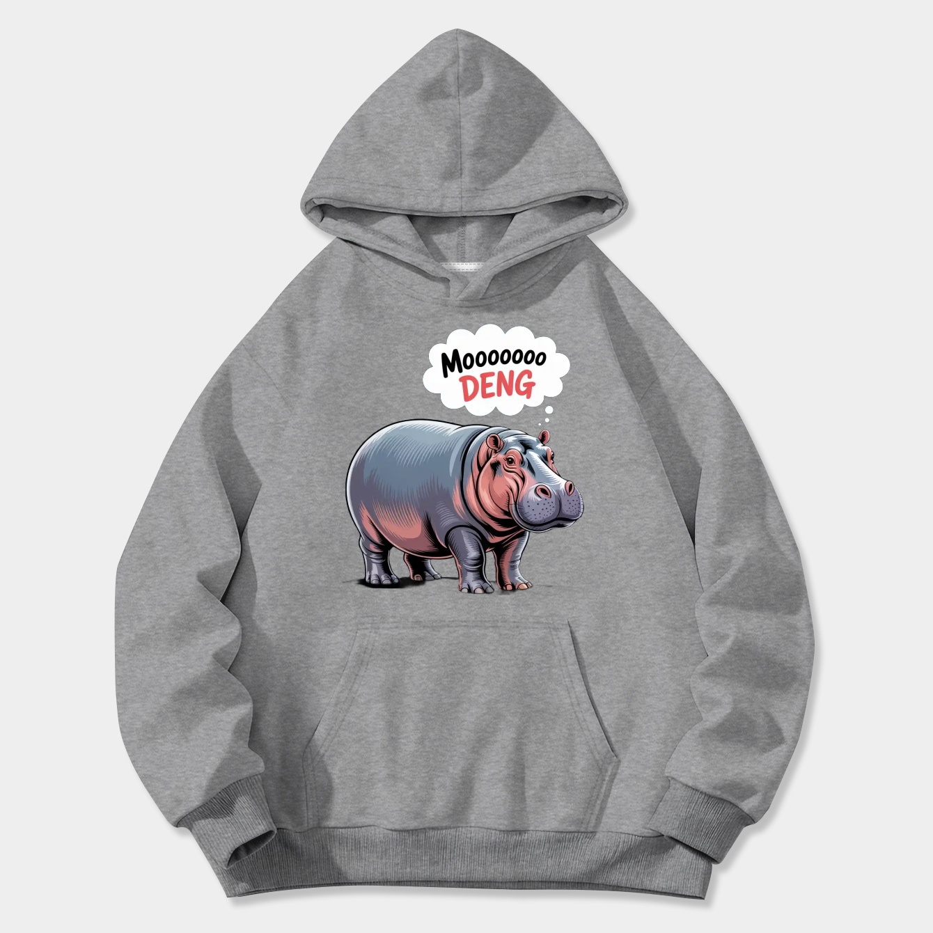 Moo Deng Women's Plus Size Hoodie