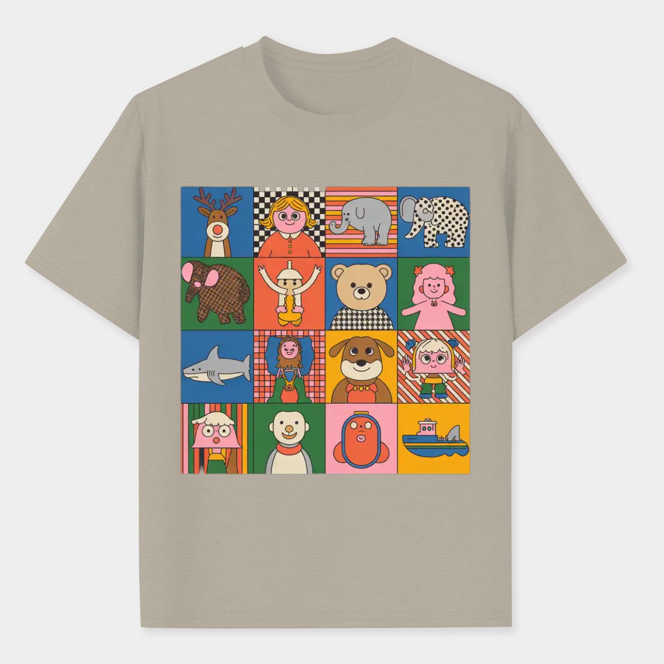 Misfit Squares Men's Performance Athletic T-Shirt