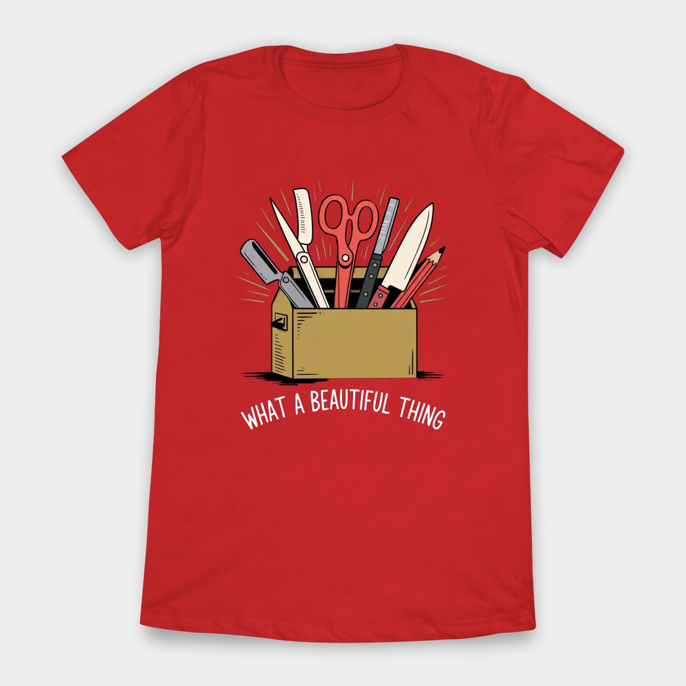 Box Of Sharp Objects Women's T-Shirt